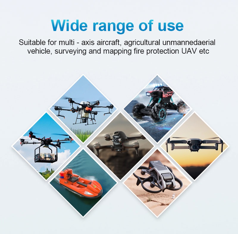 Kaip perskaityti drono akumuliatoriaus specifikacijos lentelę?