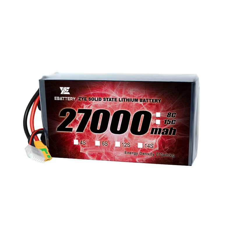 LI didelio energijos tankio HV kietojo kūno 27000mah baterija